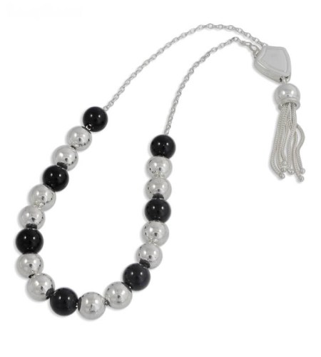 Ασημένιο κομπολόι - Silver worry beads